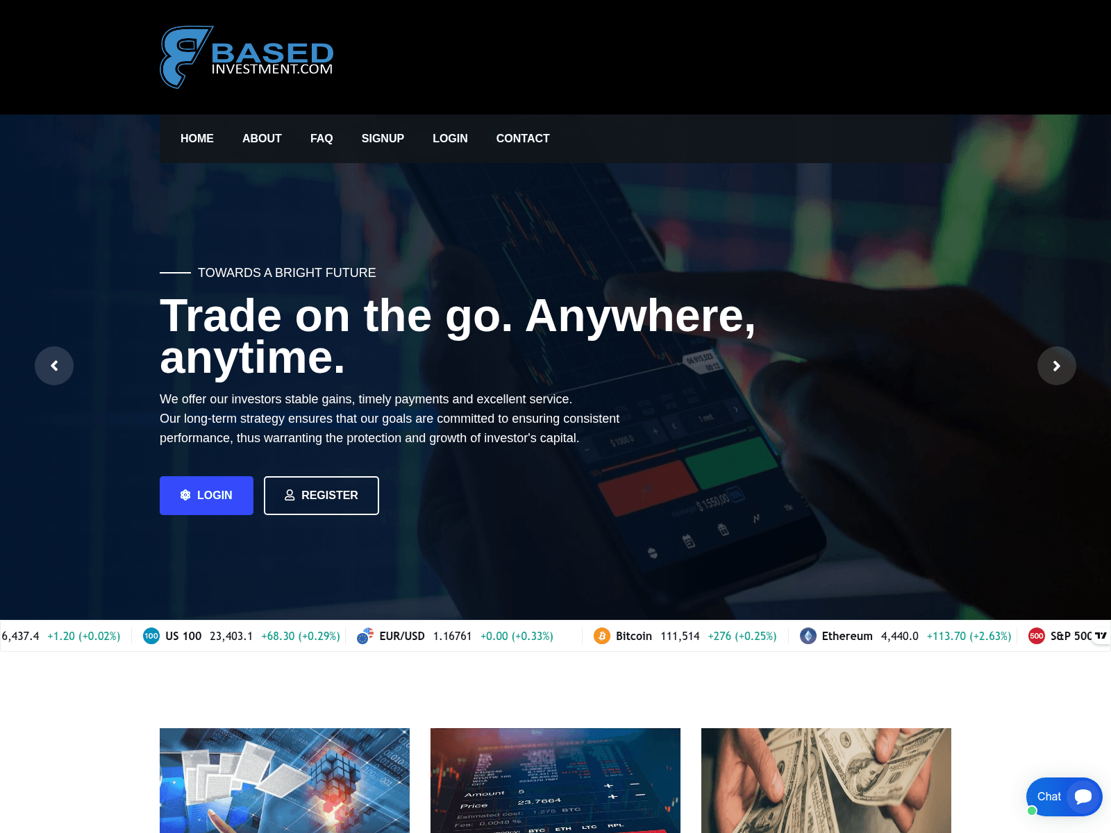 Screenshot of based-investment.com