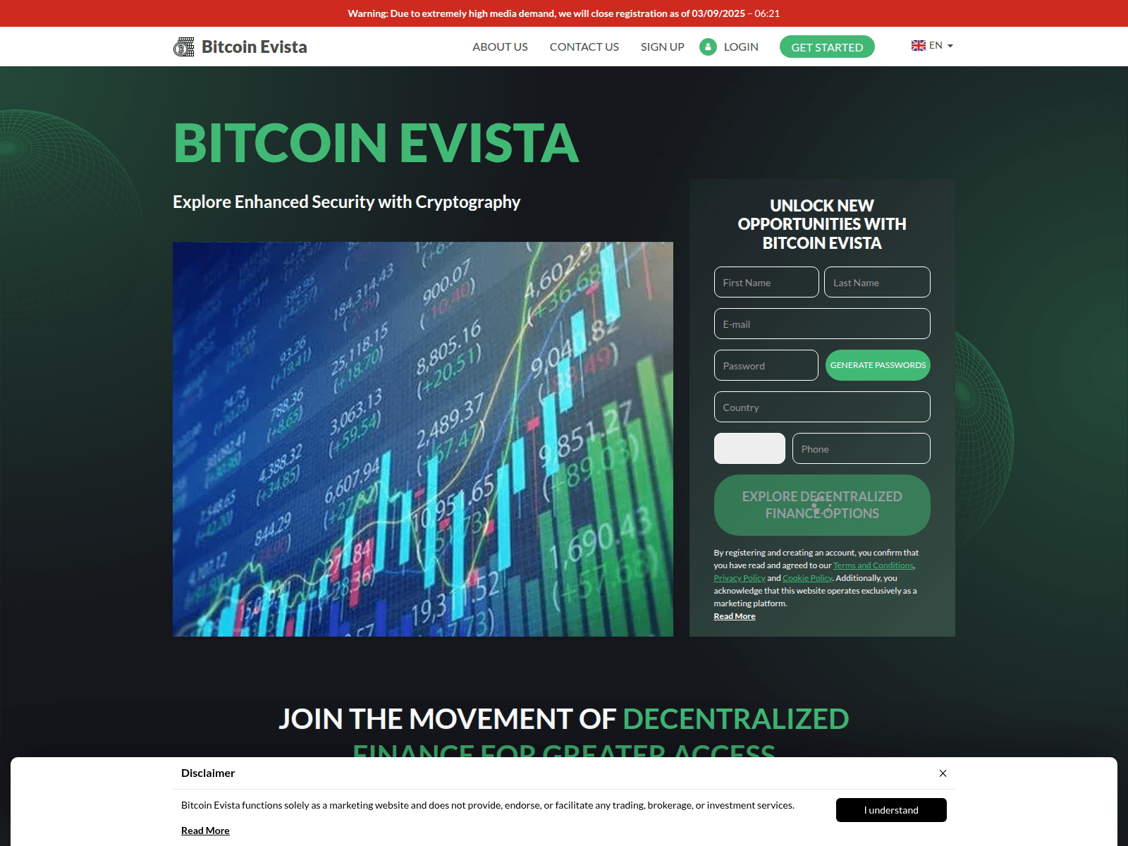 Screenshot of bitcoin-evista-software.com