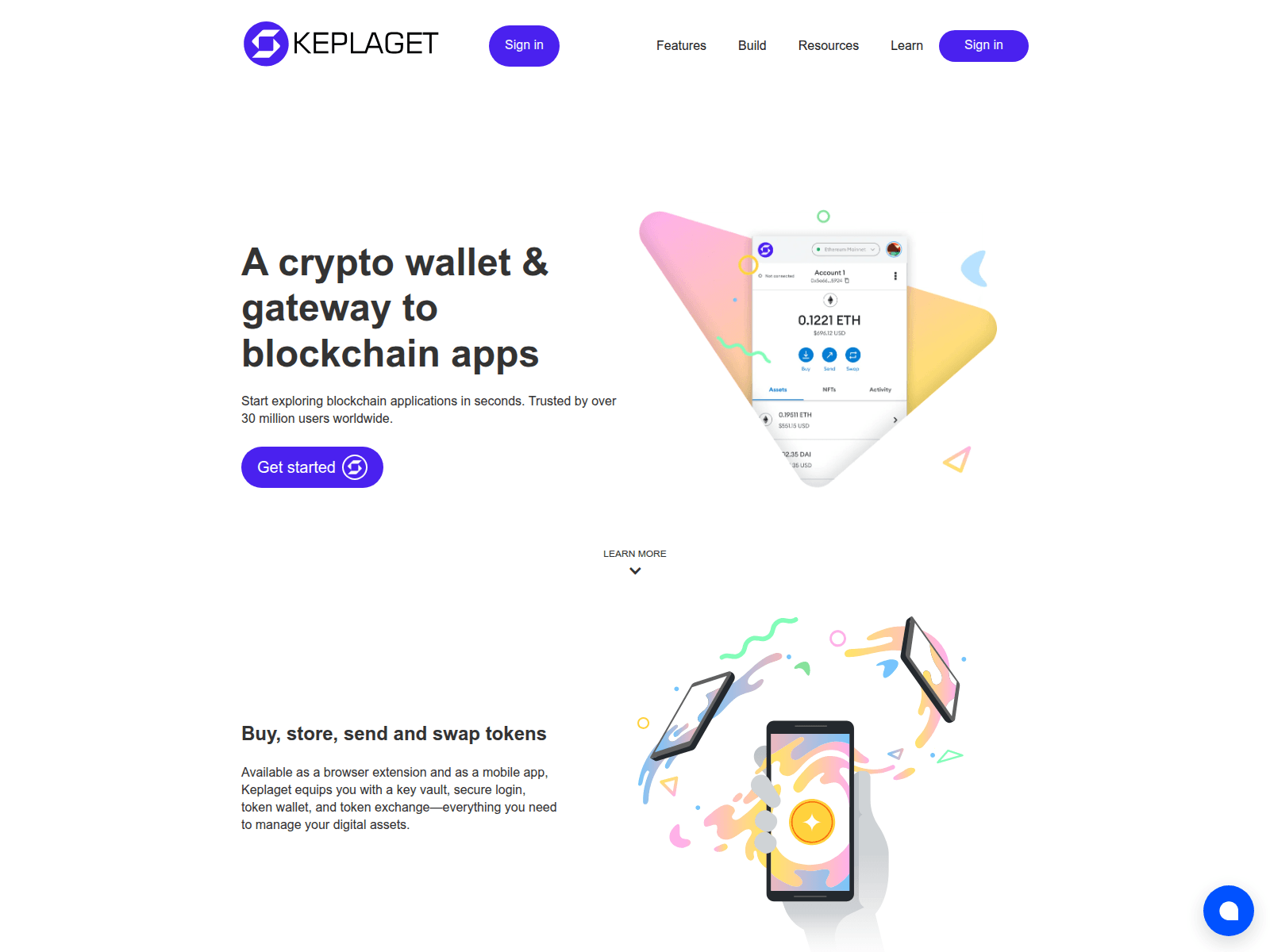 Screenshot of keplaget.web.app