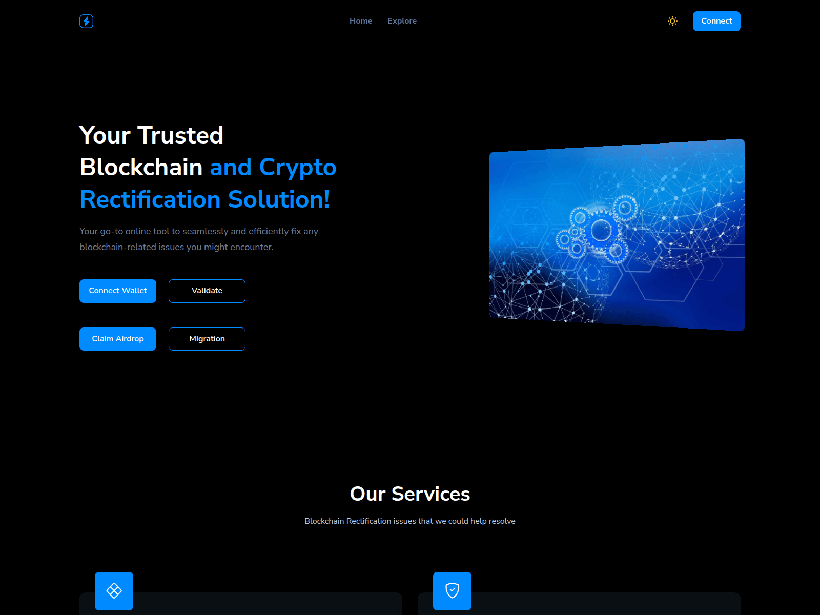 Screenshot of smartchainsys.web.app