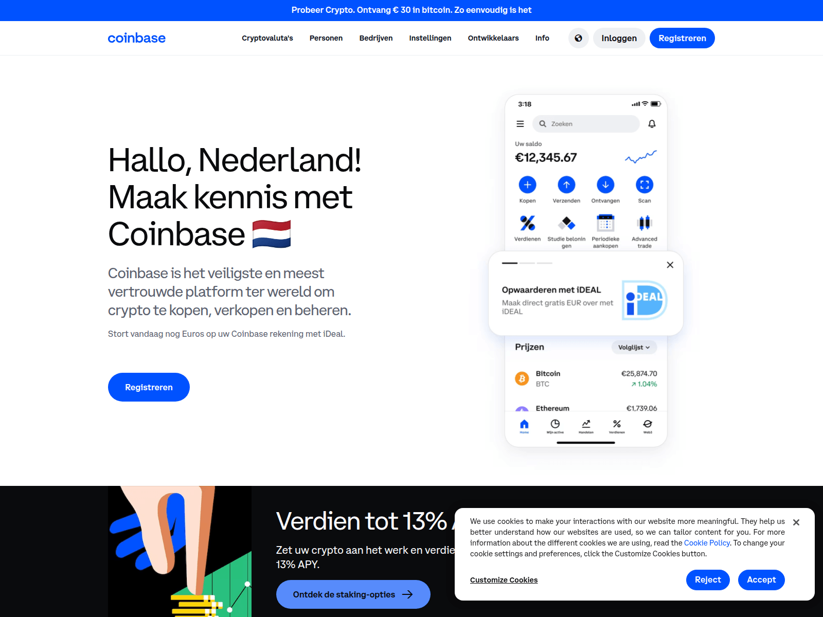 Screenshot of coinbasez.com