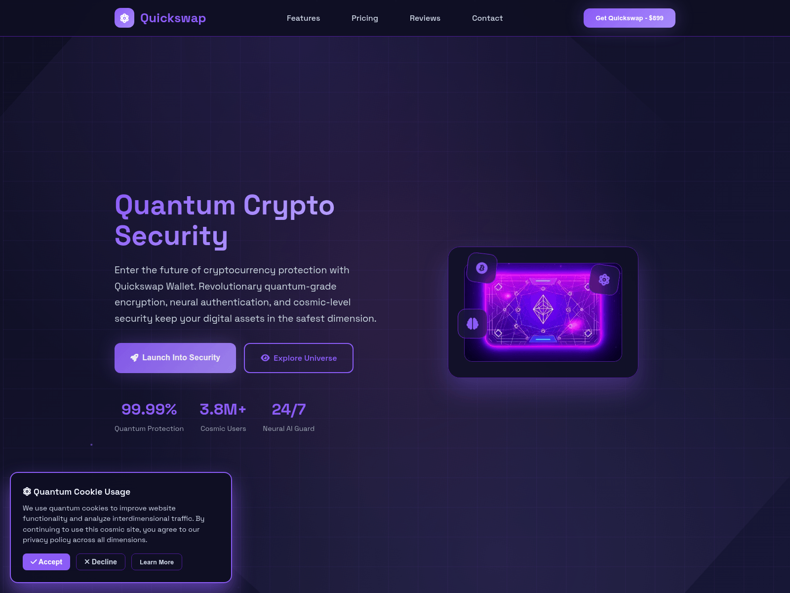 Screenshot of qkswap.eu.com