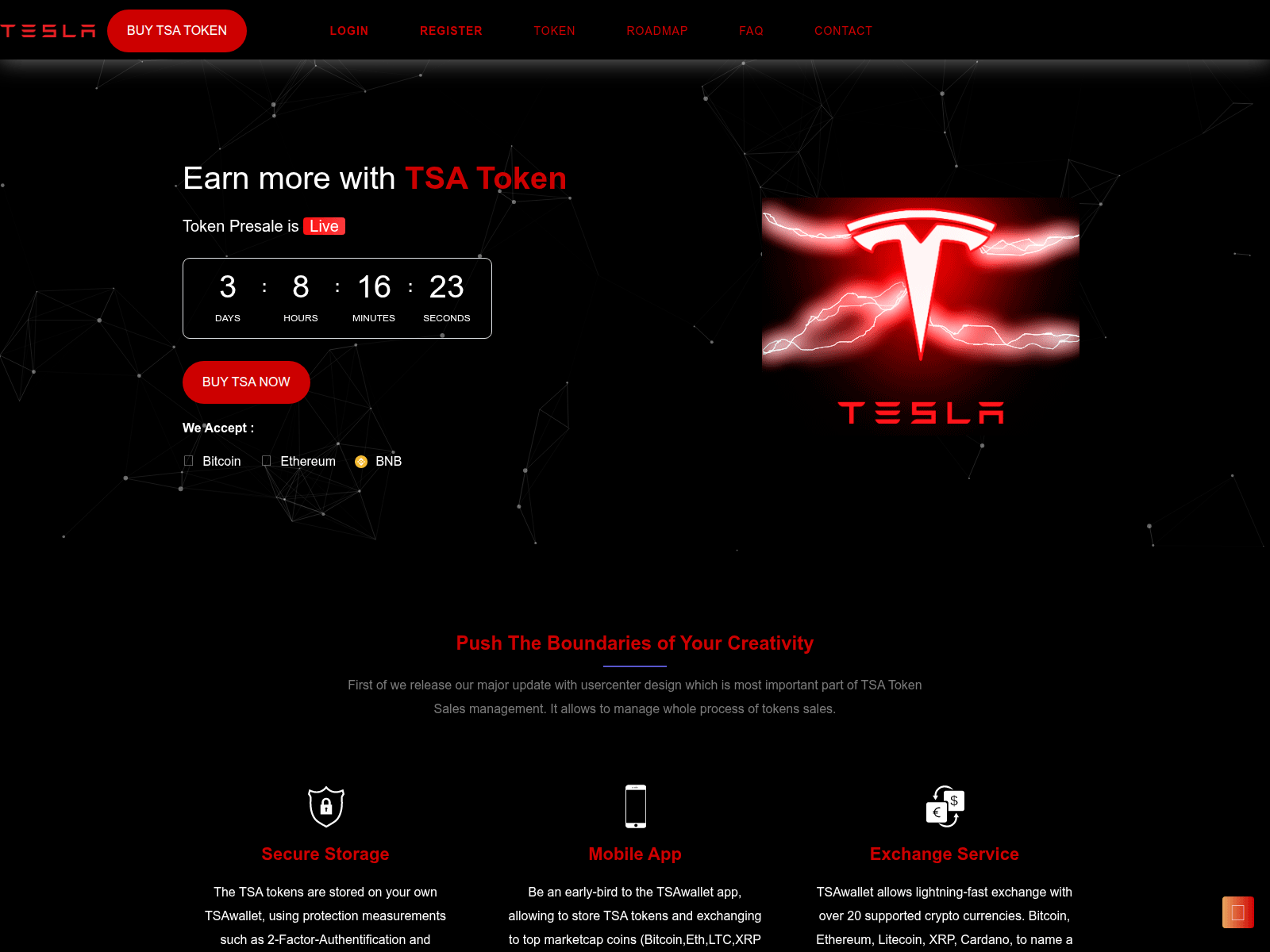 Screenshot of tsa-presale-oppurtunity.web.app