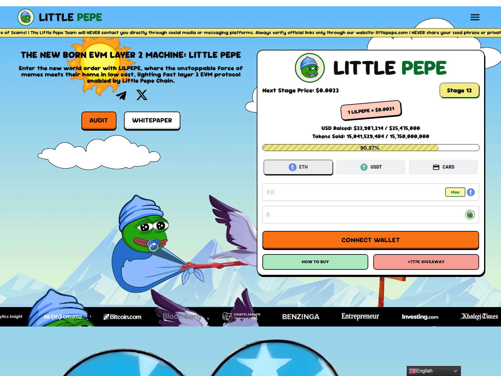 Screenshot of littleppepe.com