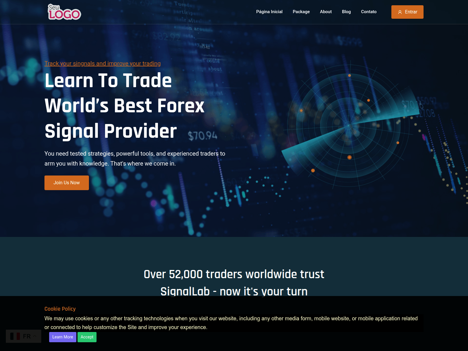 Screenshot of plataforma-forex.paineldemonstrativo.com.br