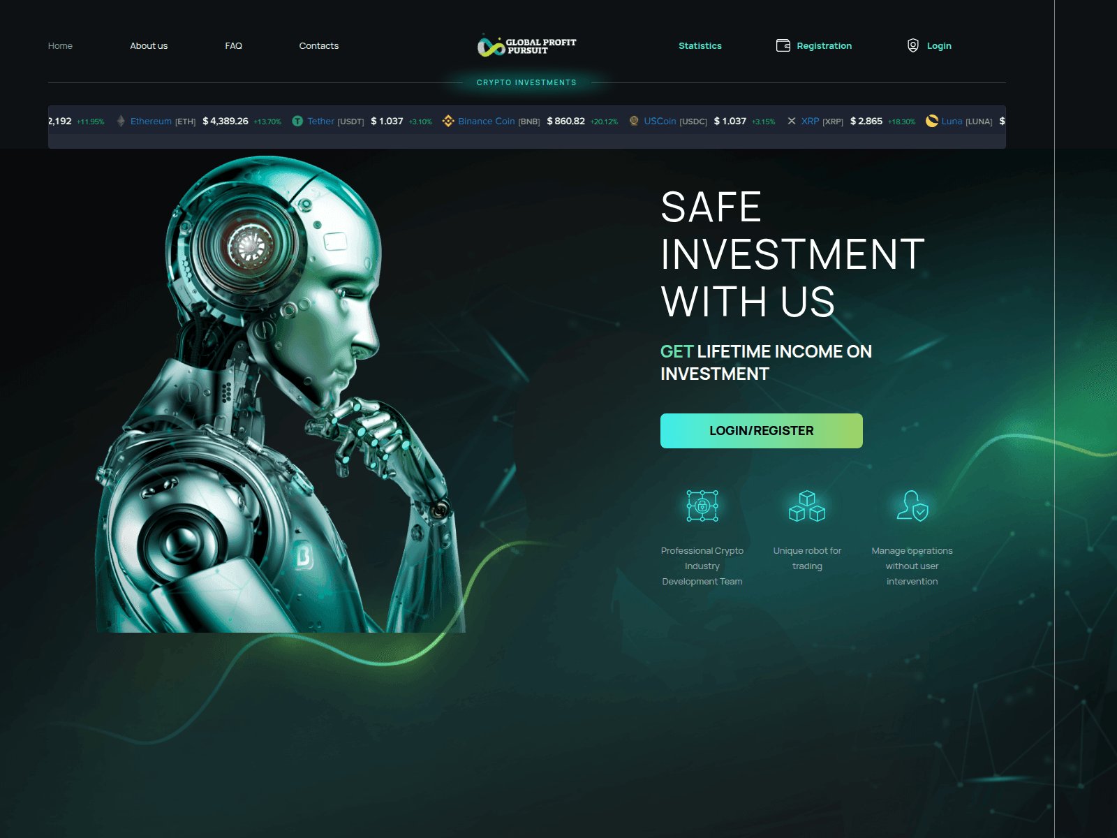Screenshot of globalgainpursuit.com
