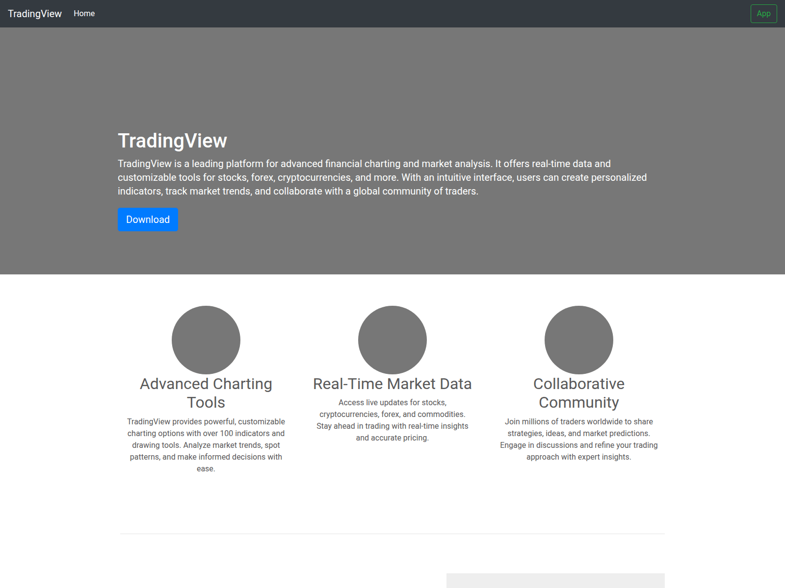 Screenshot of us-tradingview.com