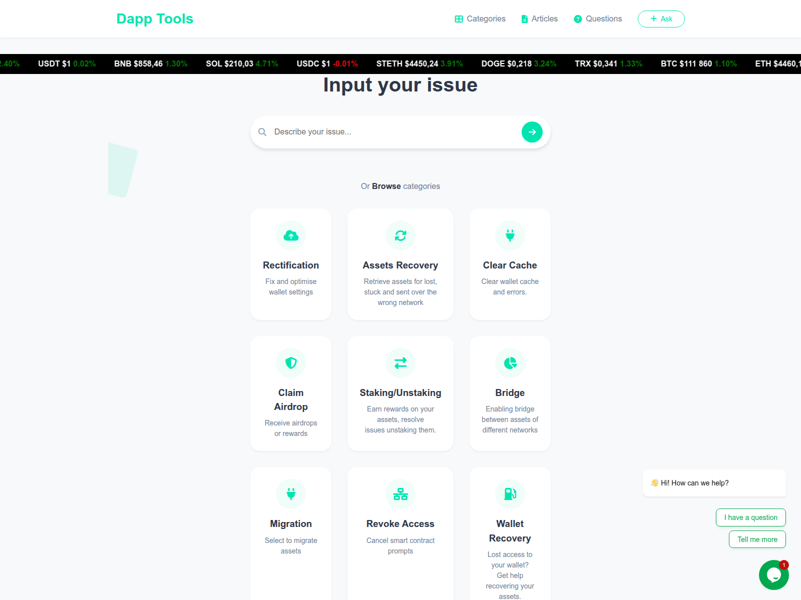 Screenshot of dappmain-net.dev