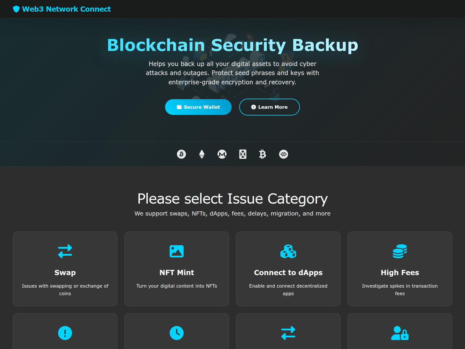 Screenshot of web3cryptonetworkconnect.com