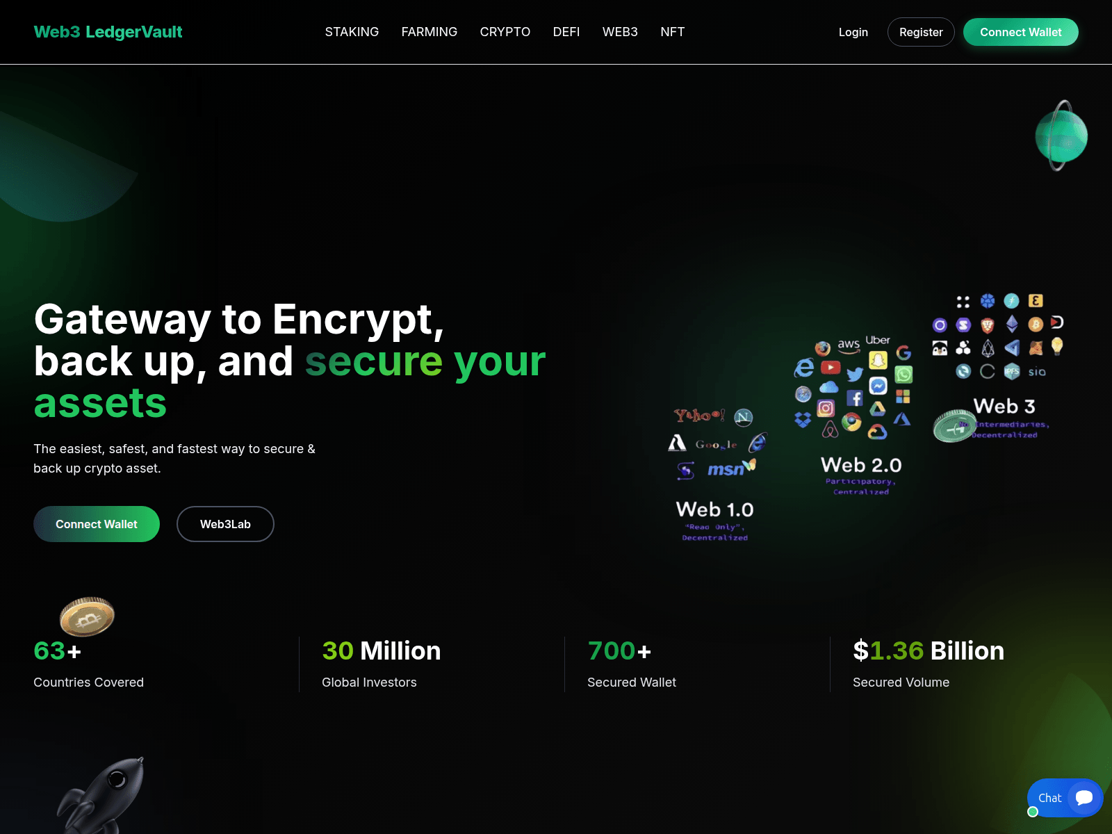 Screenshot of web3-ledgervault.pro