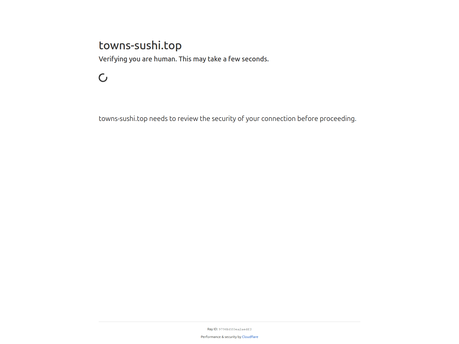 Screenshot of towns-sushi.top