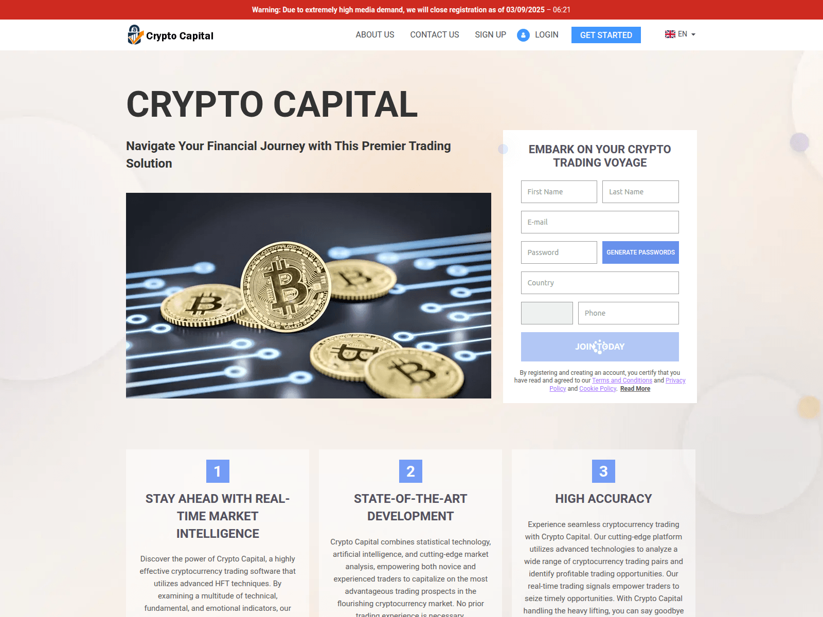 Screenshot of crypto-capitalapp.com