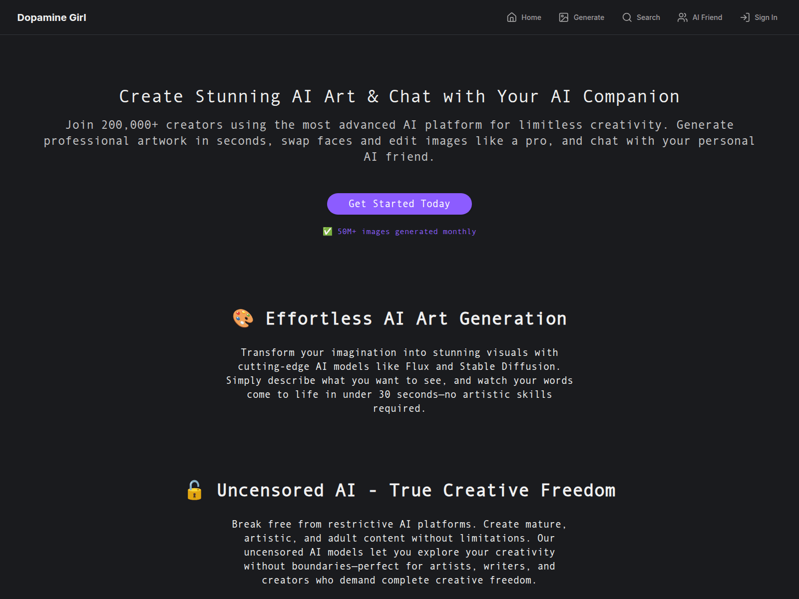 Screenshot of dopaminegirl.com