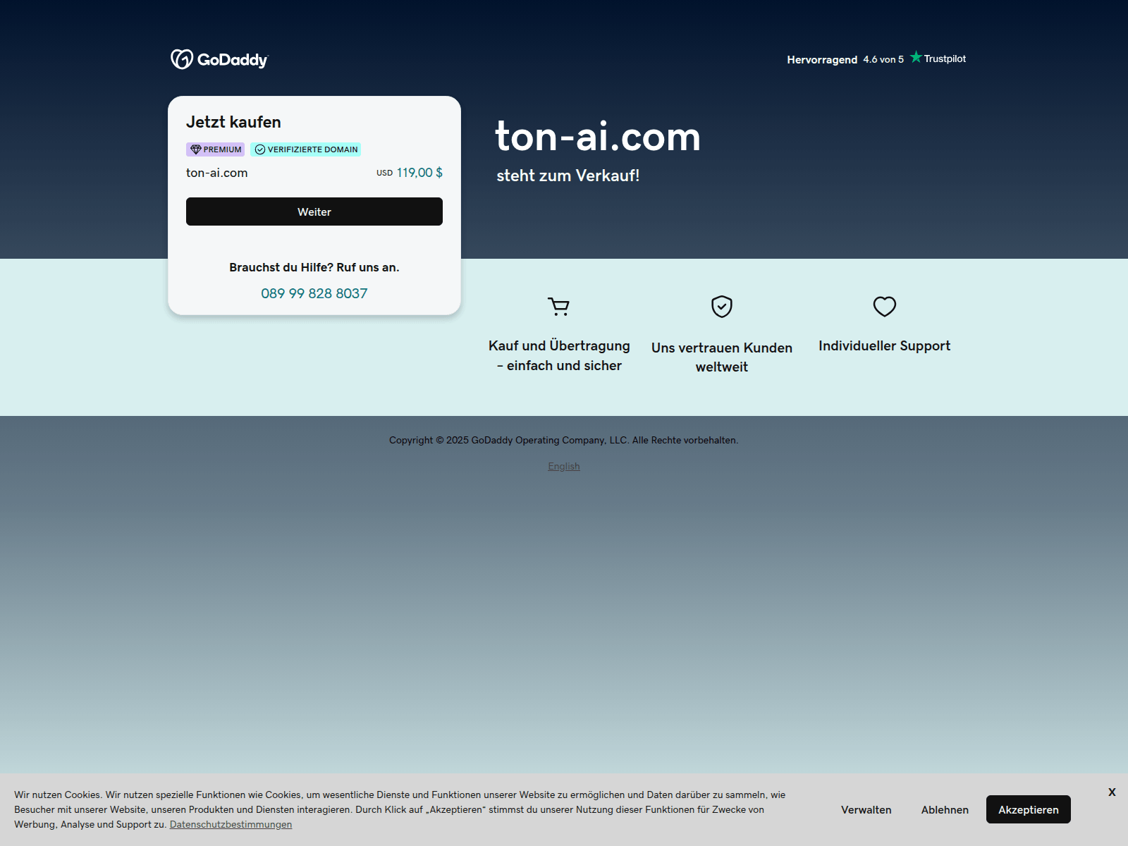 Screenshot of ton-ai.com