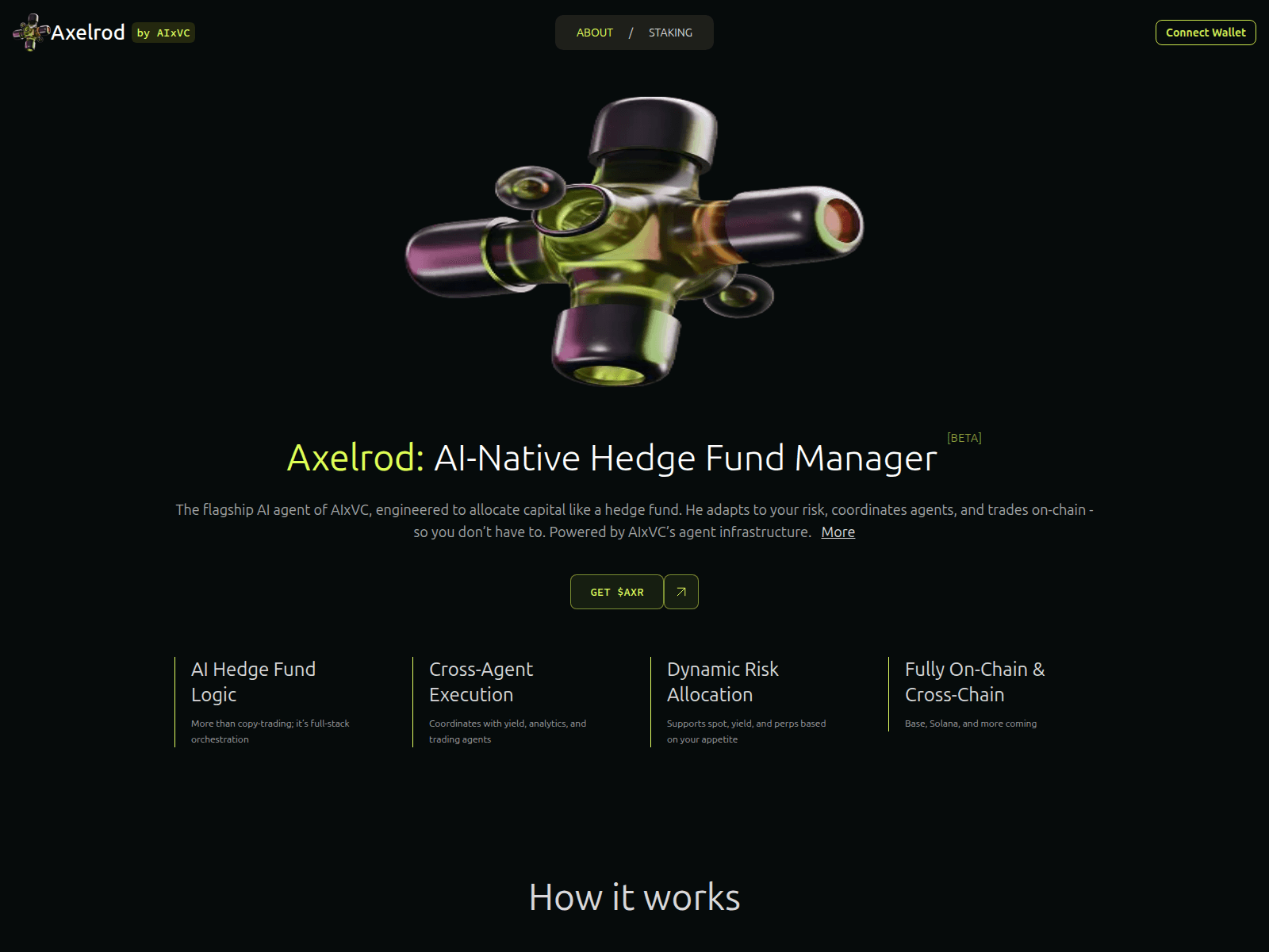 Screenshot of axelrod.io