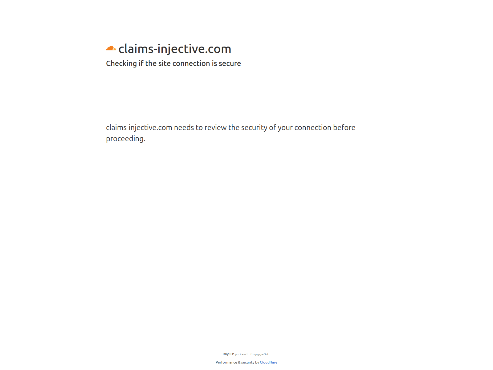 Screenshot of claims-injective.com