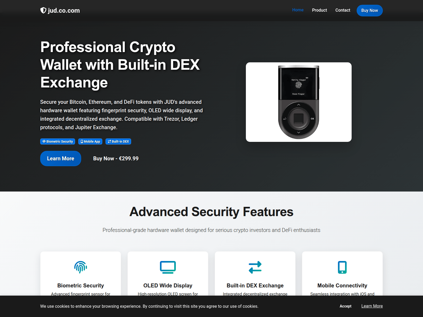 Screenshot of jud.co.com