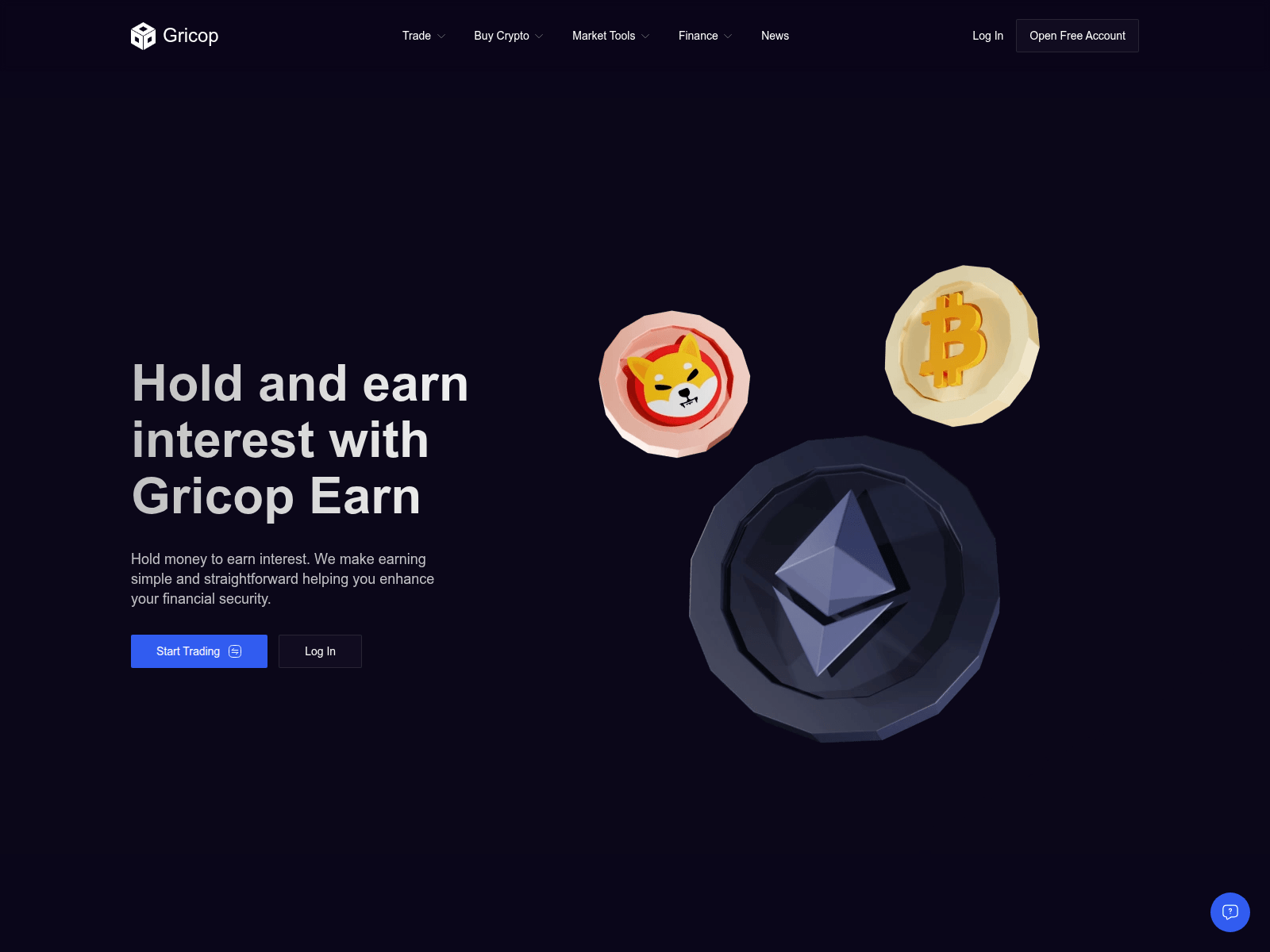 Screenshot of gricop.com