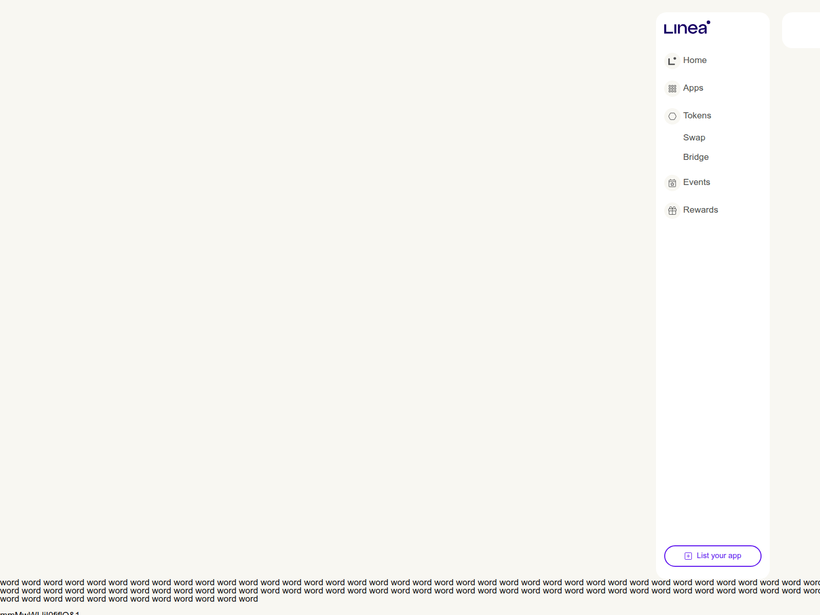 Screenshot of airdrop-linea.xyz