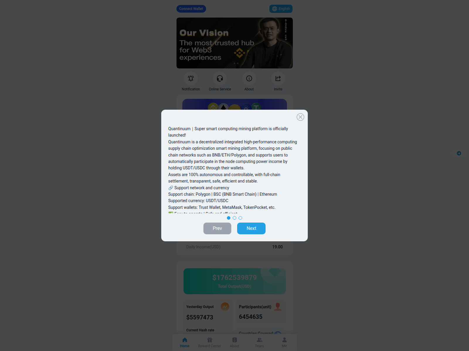Screenshot of quantinuum.vip