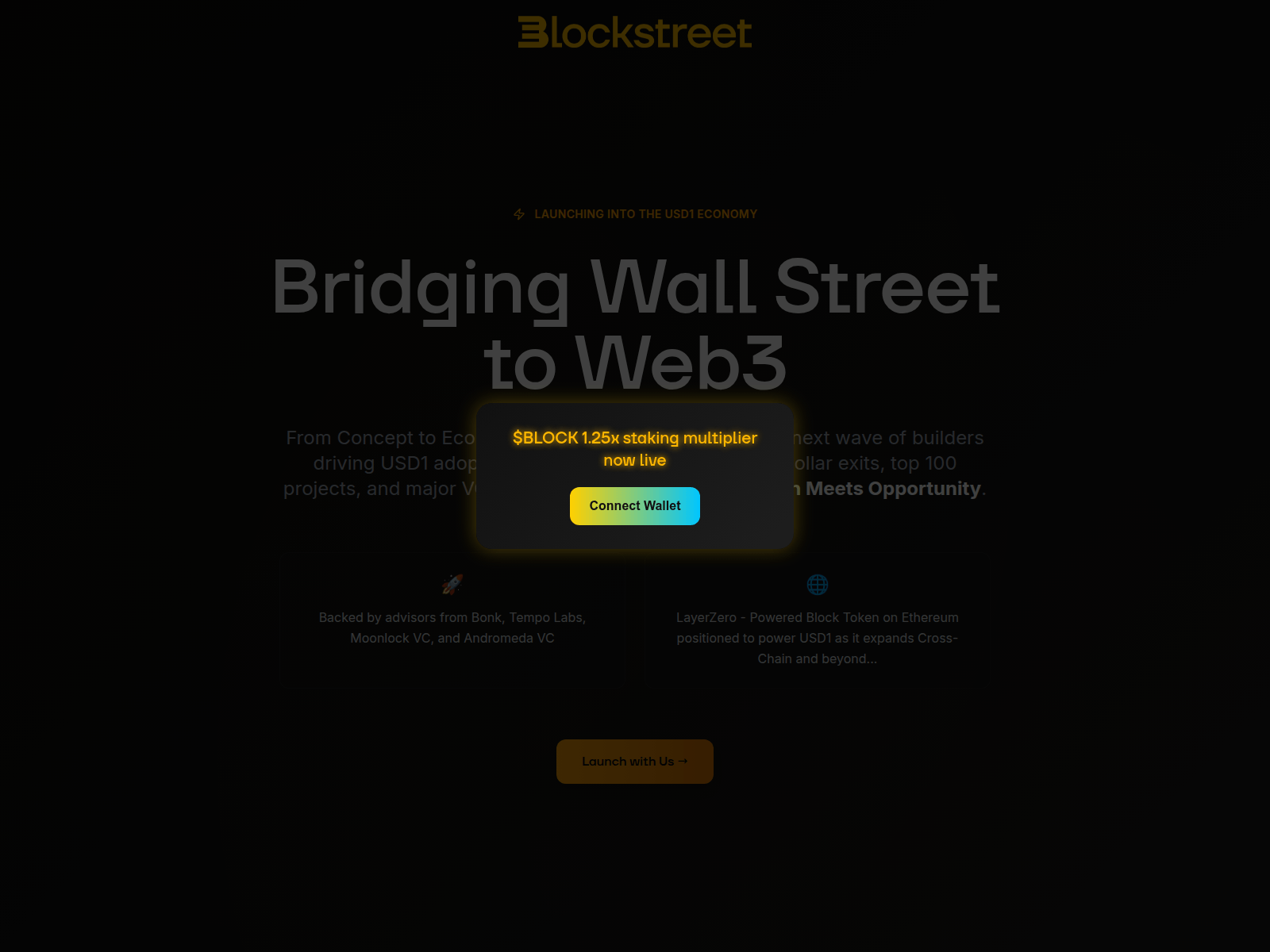 Screenshot of staking-blocks.xyz