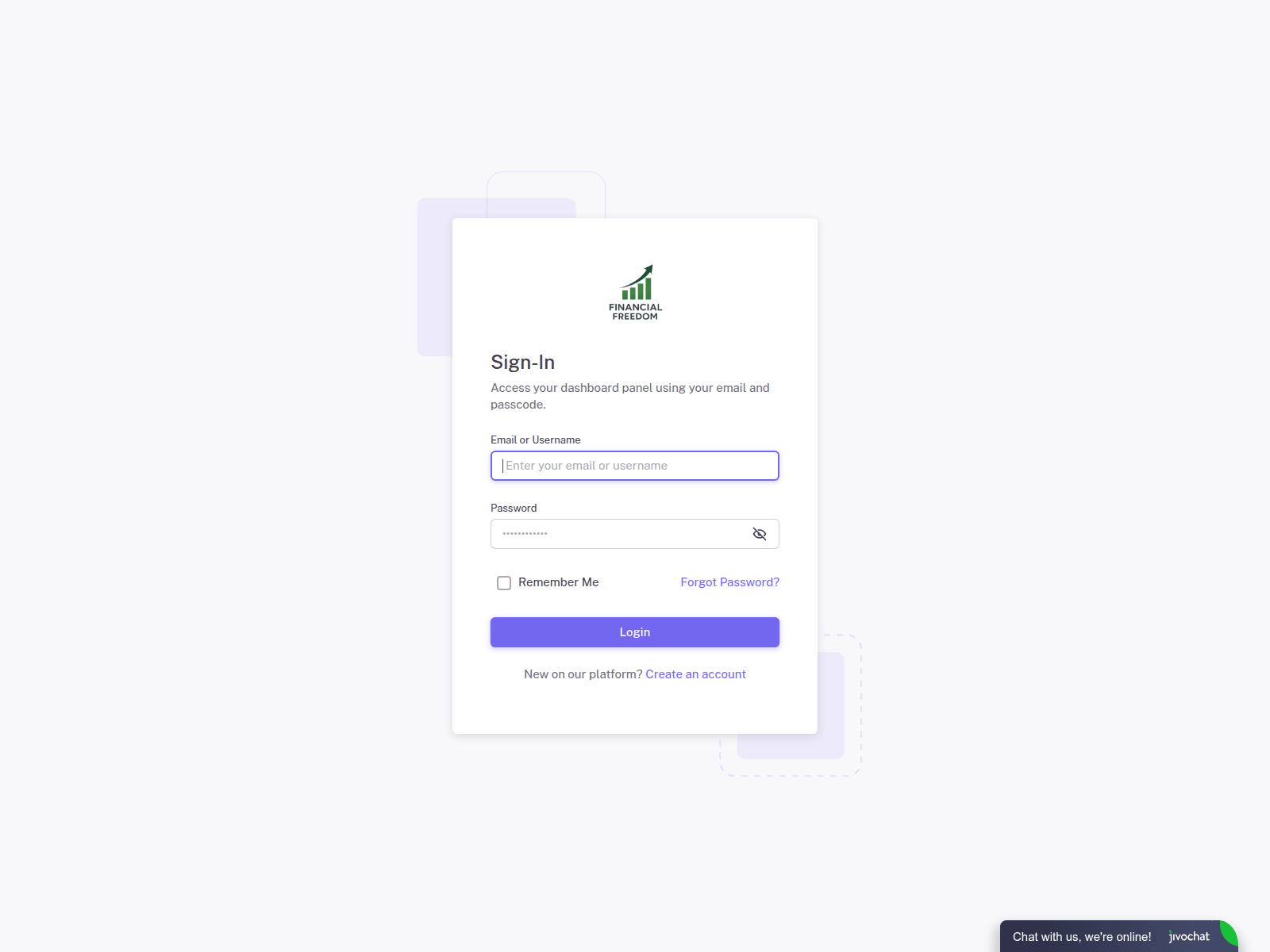 Screenshot of financial-freedom.top