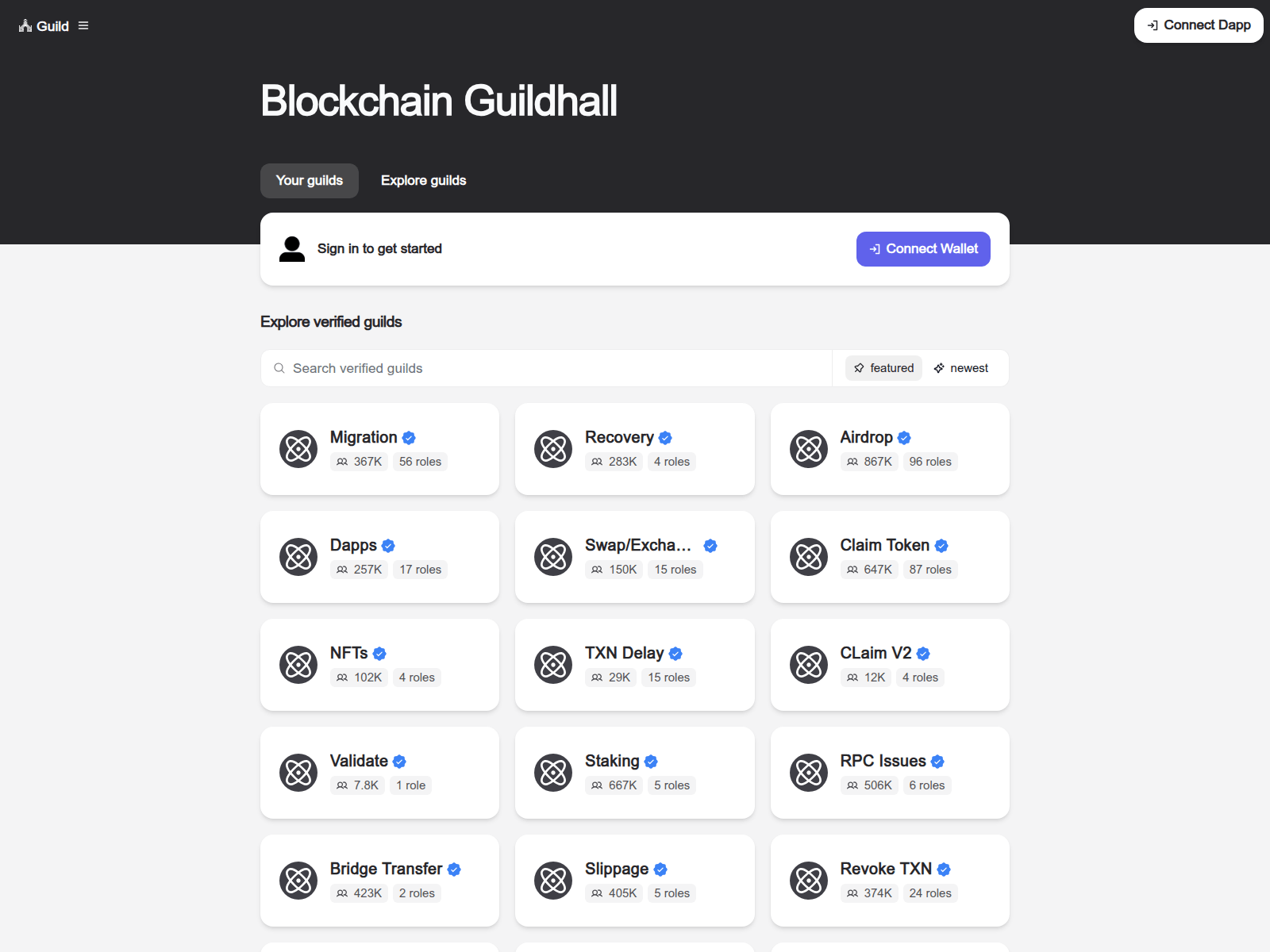 Screenshot of dapprectools.firebaseapp.com