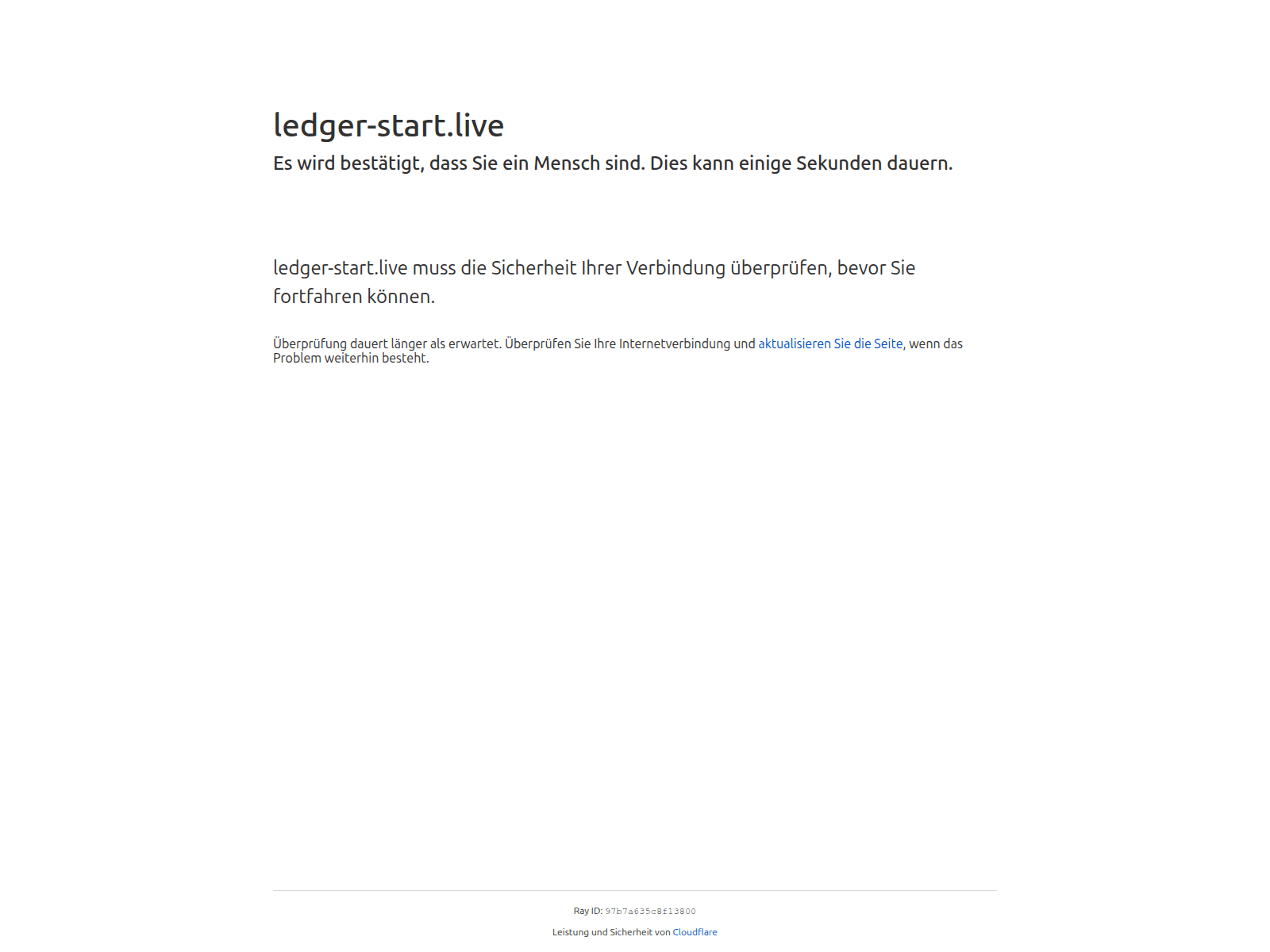 Screenshot of ledger-start.live