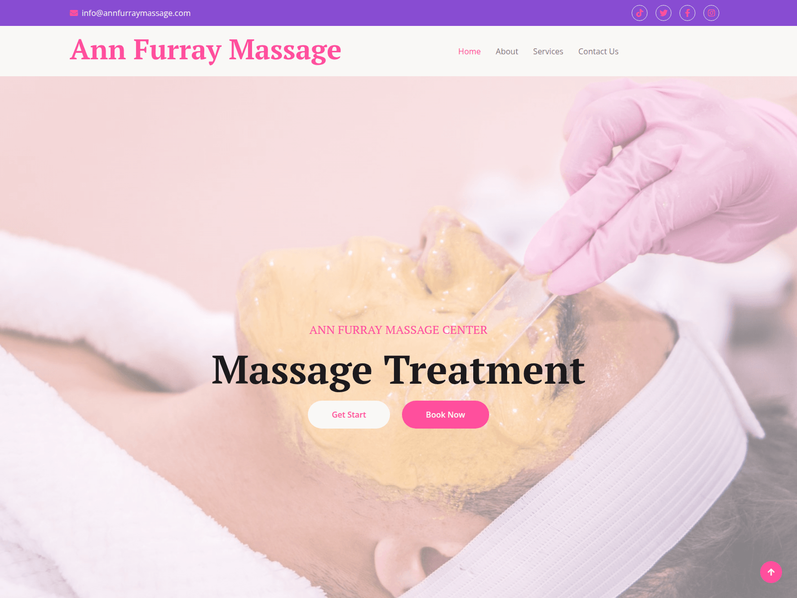 Screenshot of annfurraymassage.com