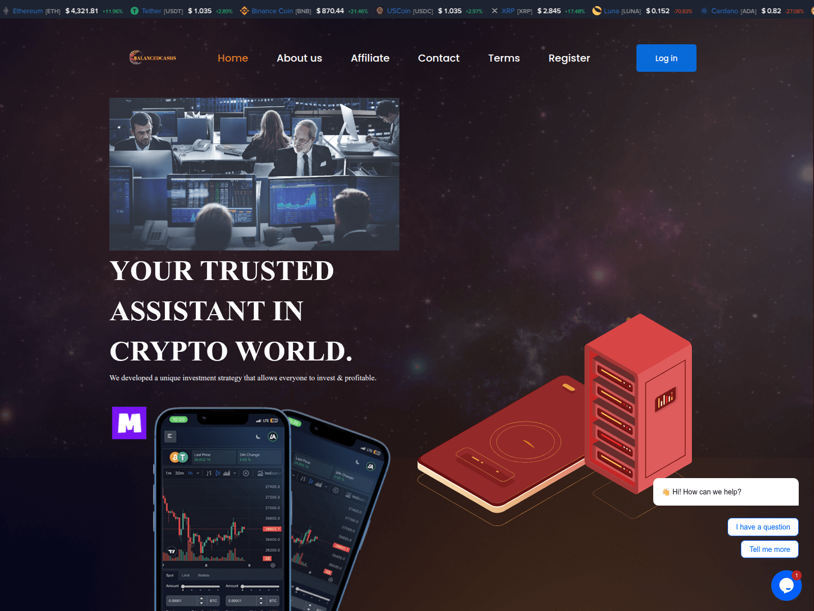 Screenshot of balancedcashs.com