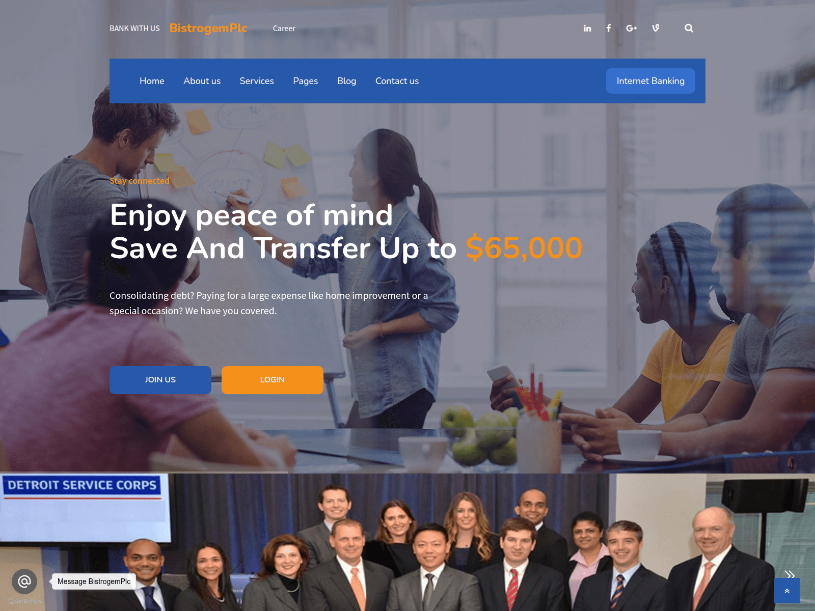 Screenshot of bistrogemplc.com