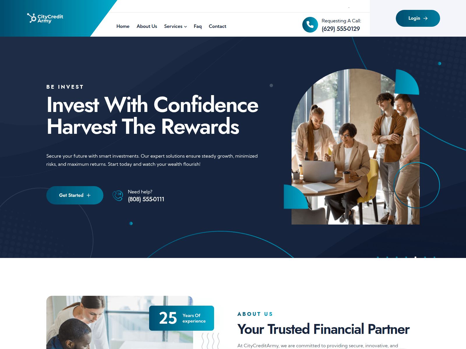 Screenshot of citycreditarmy.com