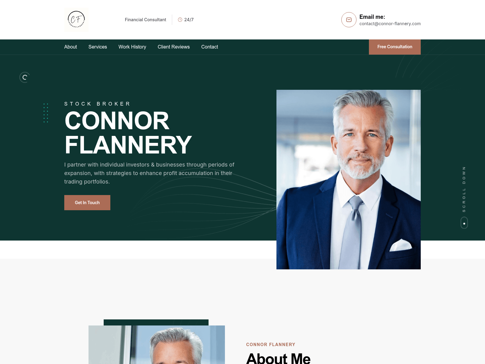 Screenshot of connor-flannery.com
