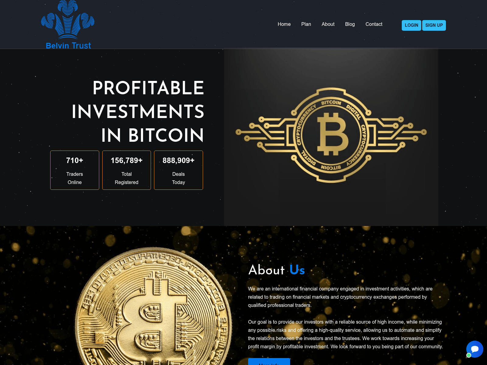 Screenshot of belvin-trust.com
