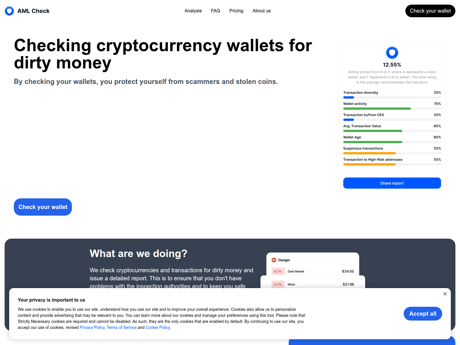 Screenshot of aml-checknow.net