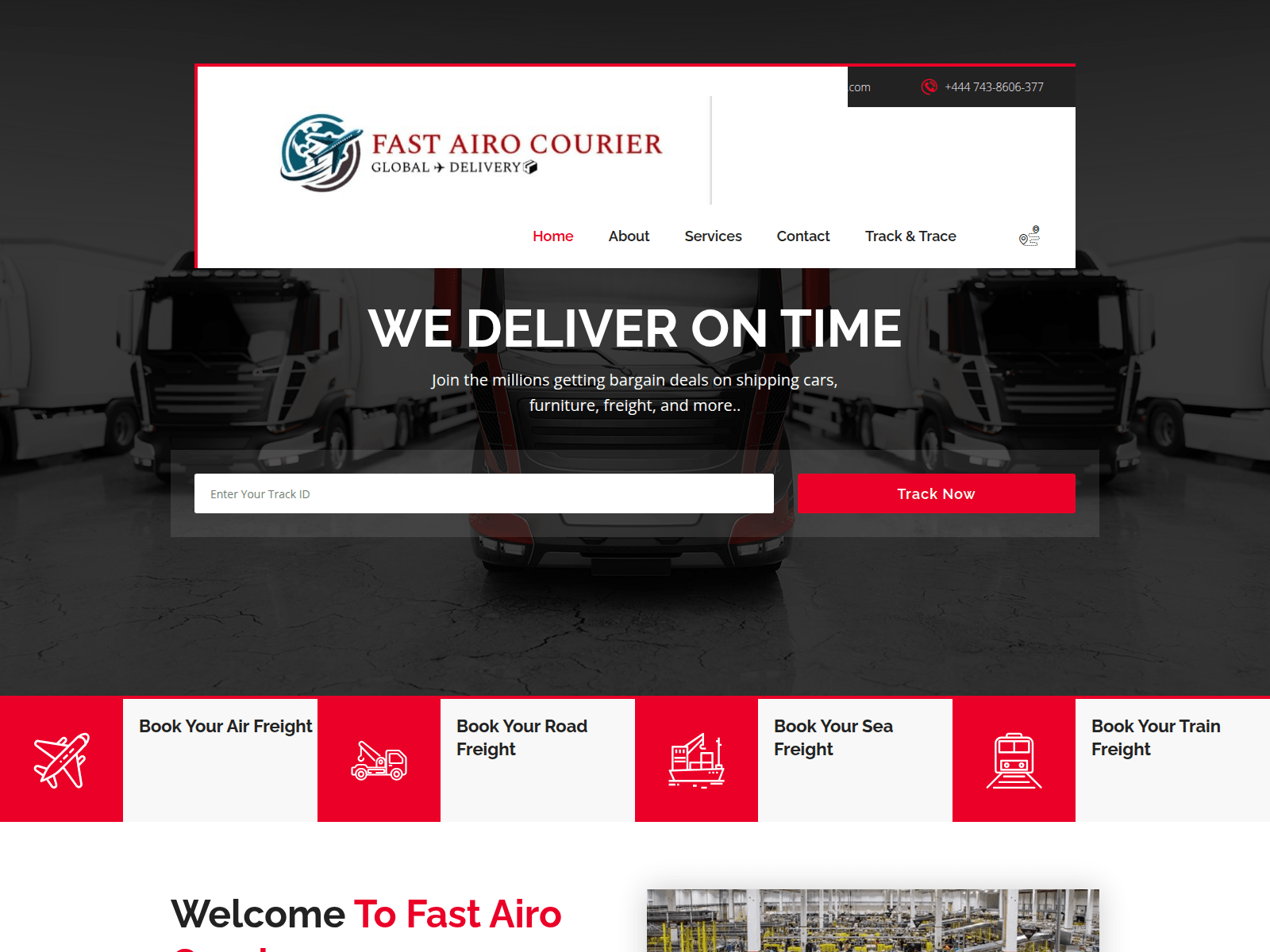 Screenshot of fastairo.com