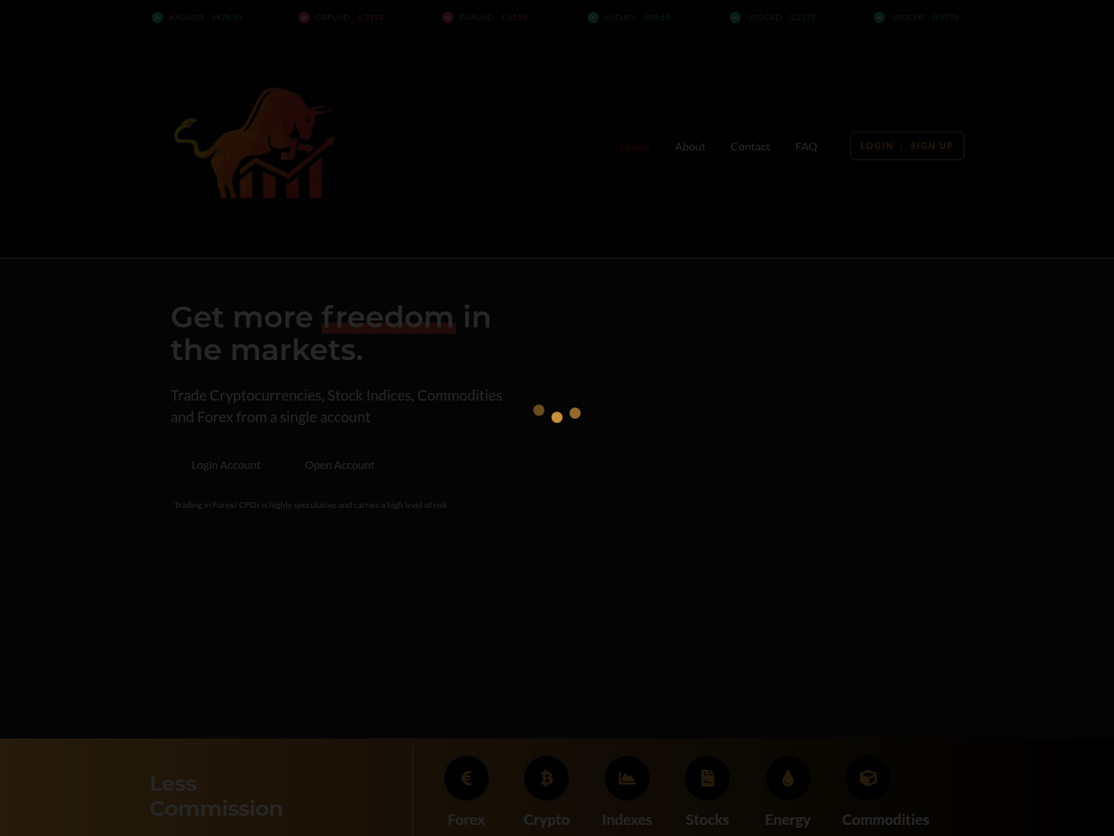 Screenshot of stockexcotrader.info