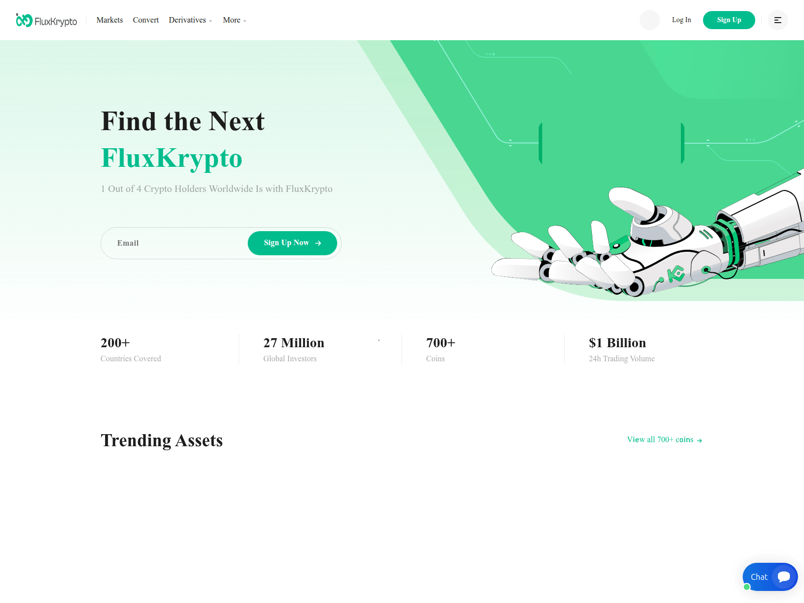 Screenshot of fluxkrypto.net