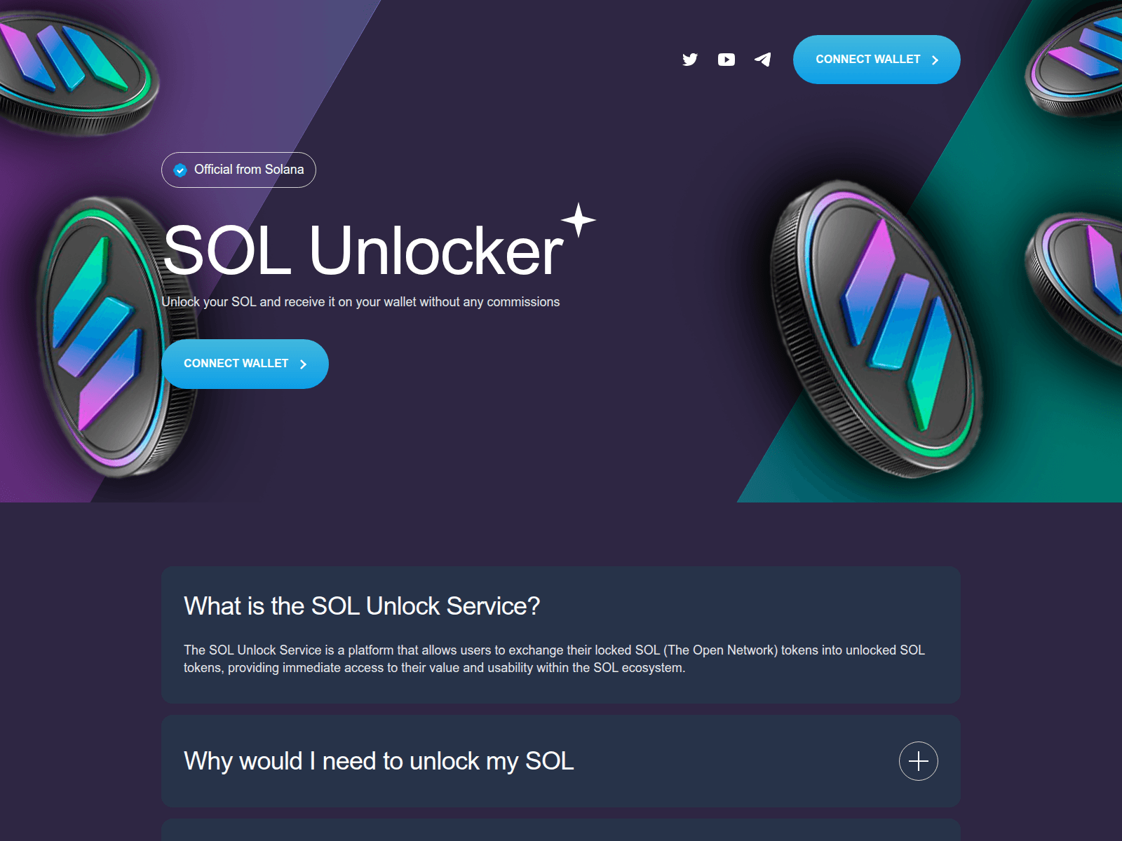 Screenshot of unlock-sol.com