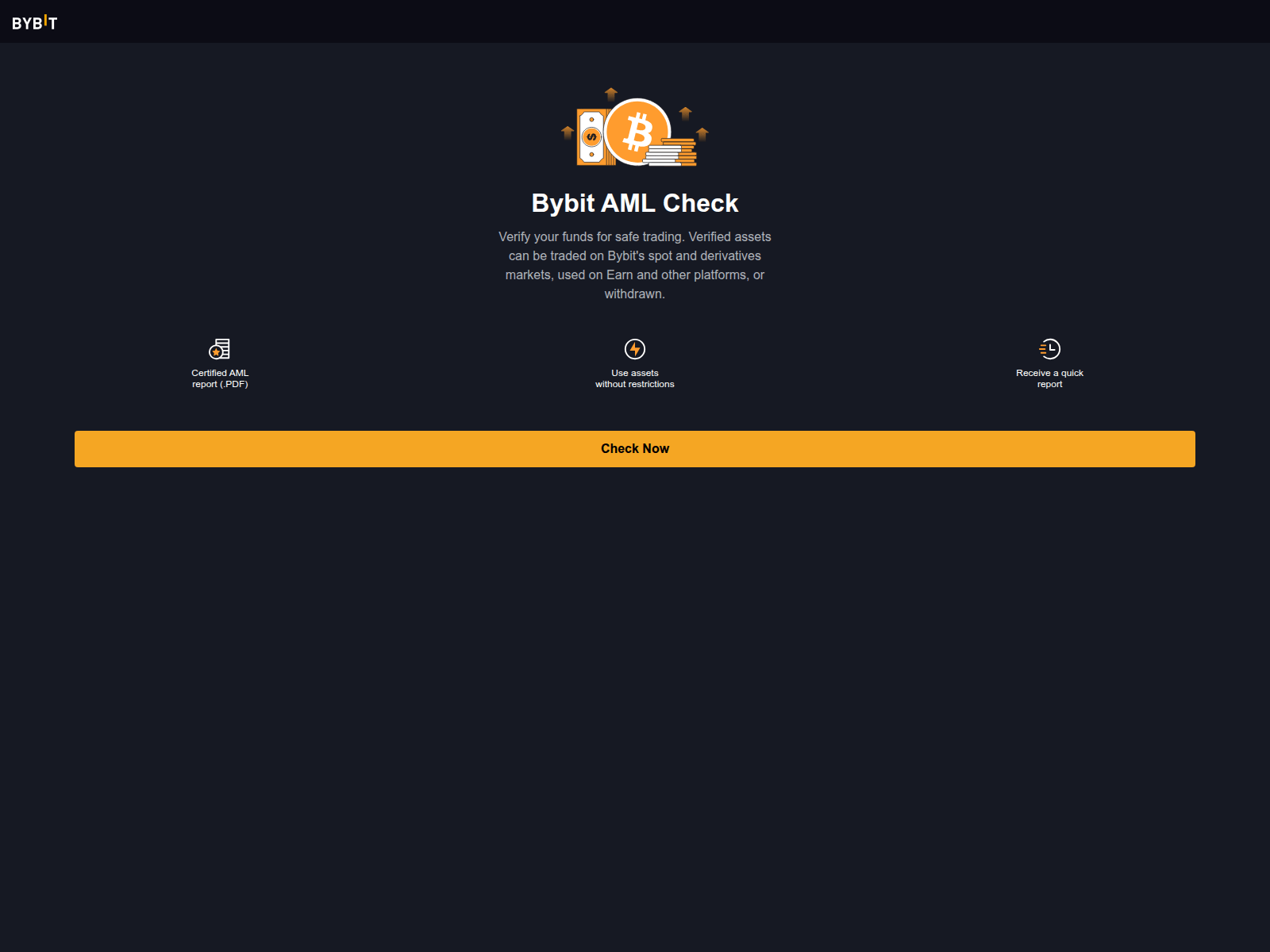 Screenshot of amlbybit.help