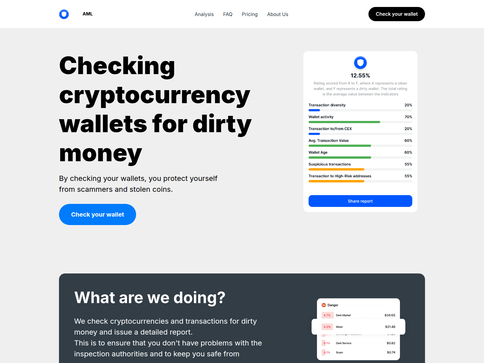 Screenshot of amlsolutions.tech