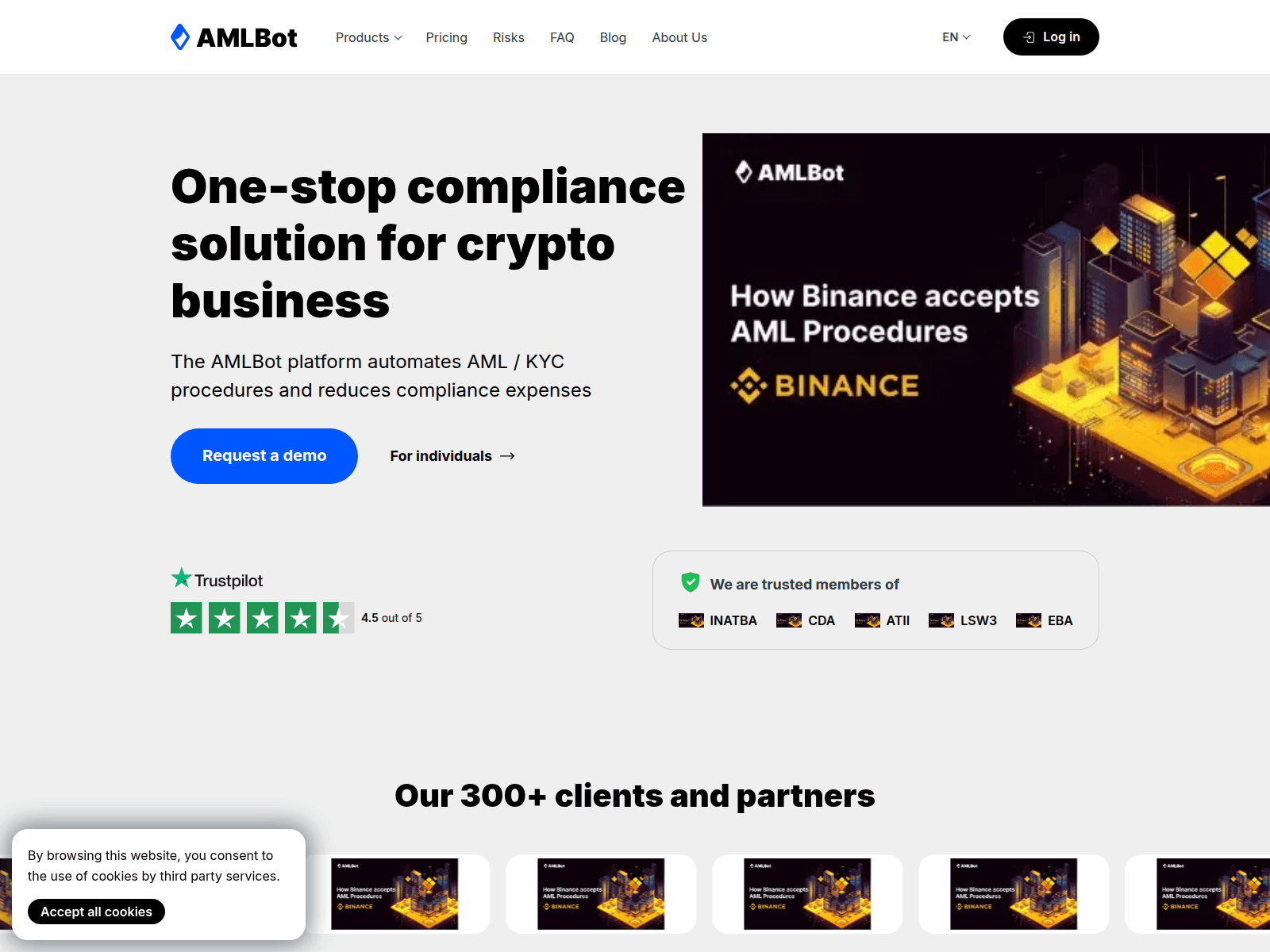 Screenshot of amlstatsbot.pages.dev