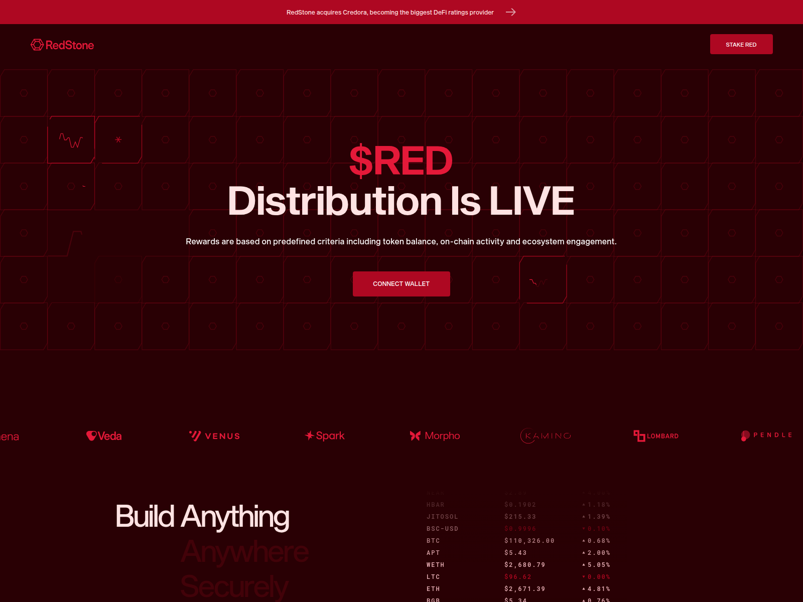 Screenshot of airdrop-redstone.com
