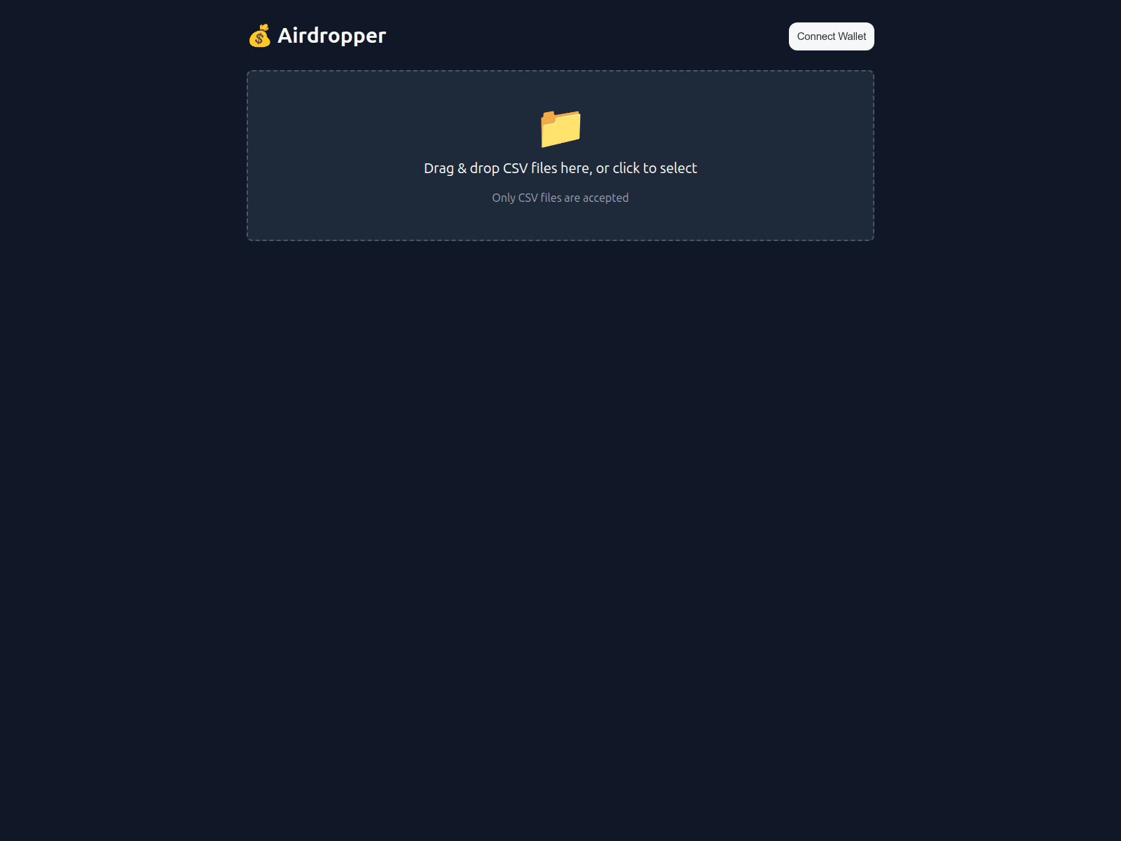 Screenshot of airdropper.pages.dev