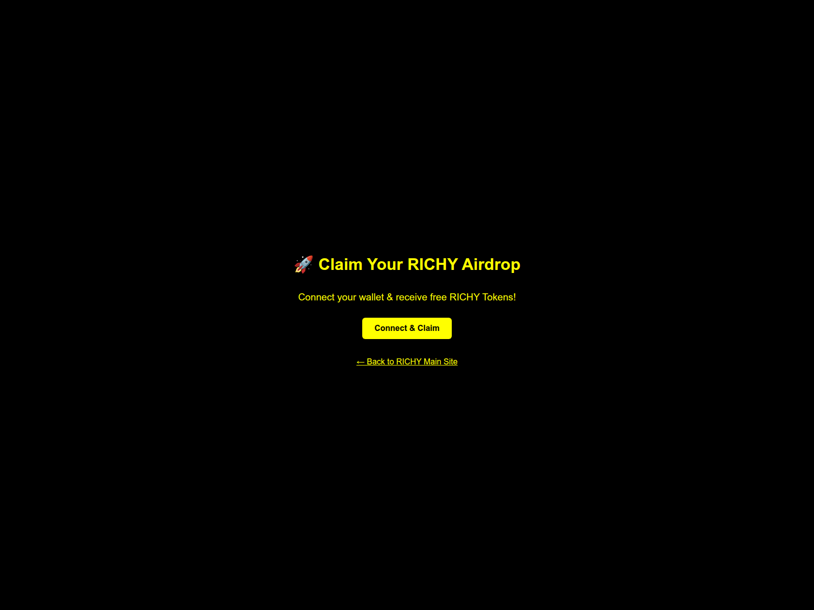 Screenshot of richyairdrop.pages.dev