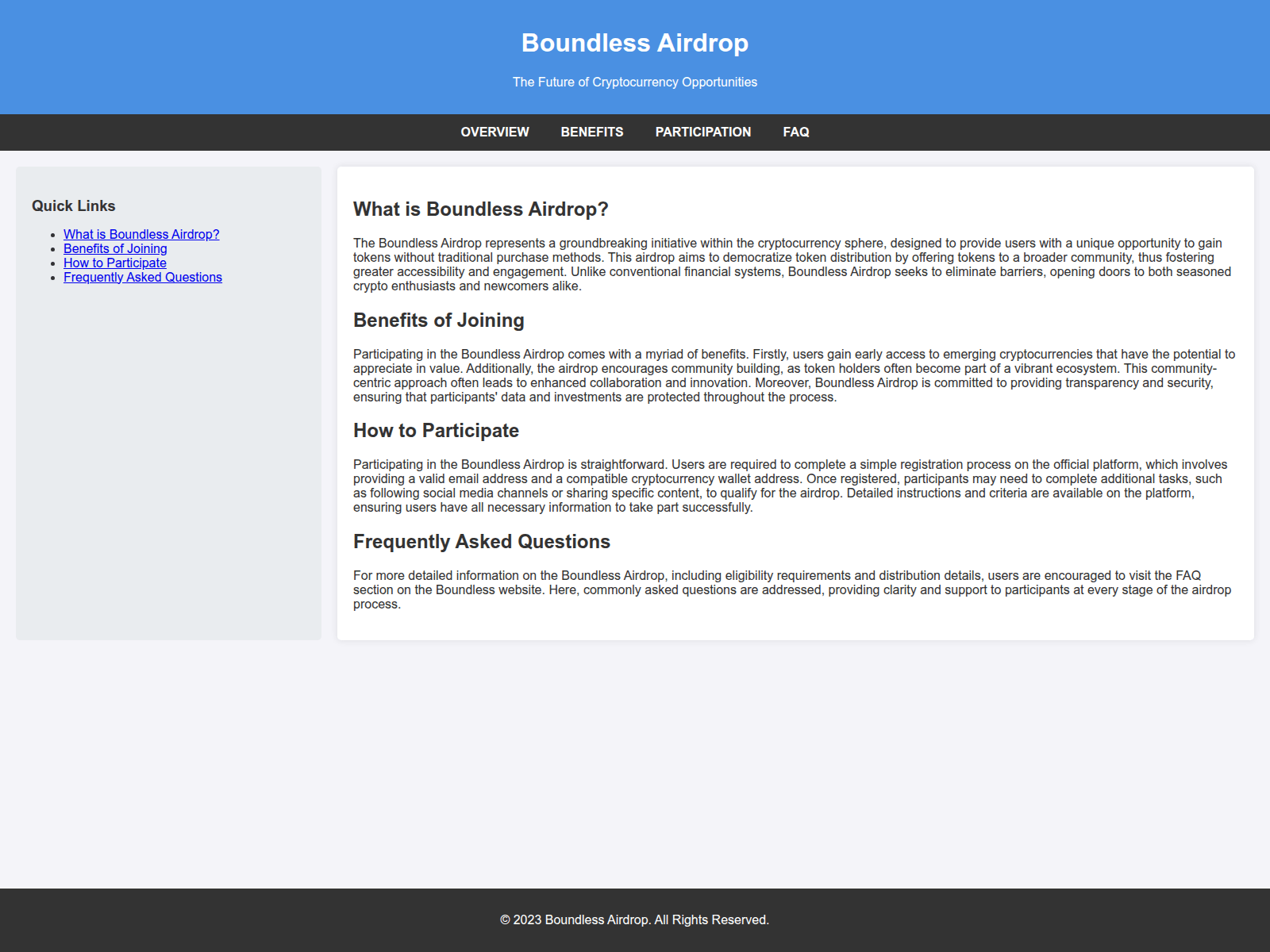Screenshot of airdrop-boundless.live