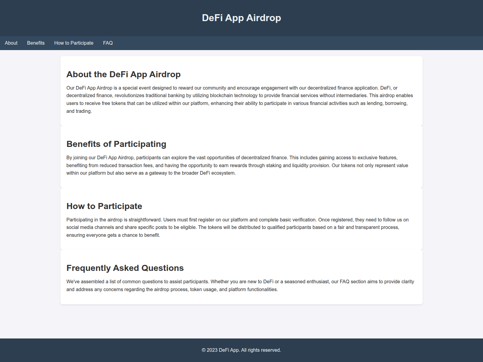 Screenshot of airdrop-defiapp.live