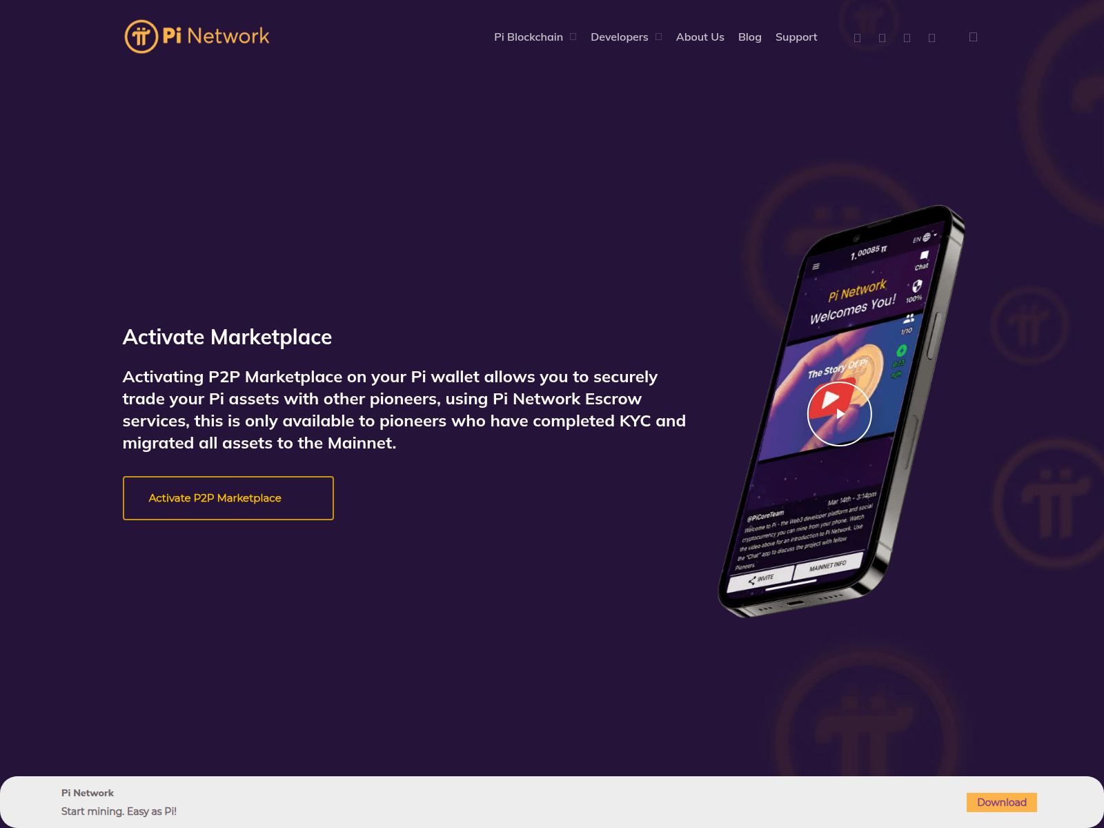 Screenshot of pip2pgrade.com