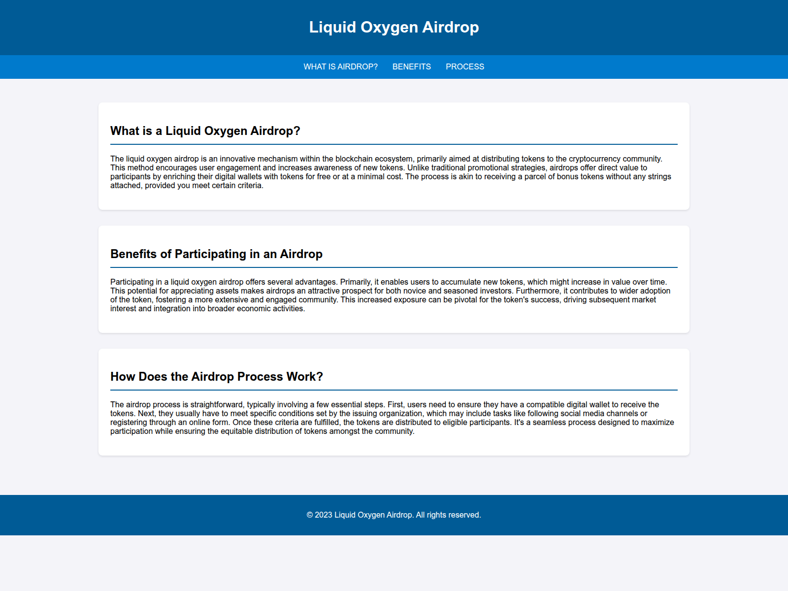 Screenshot of airdropliquidoxygen.live