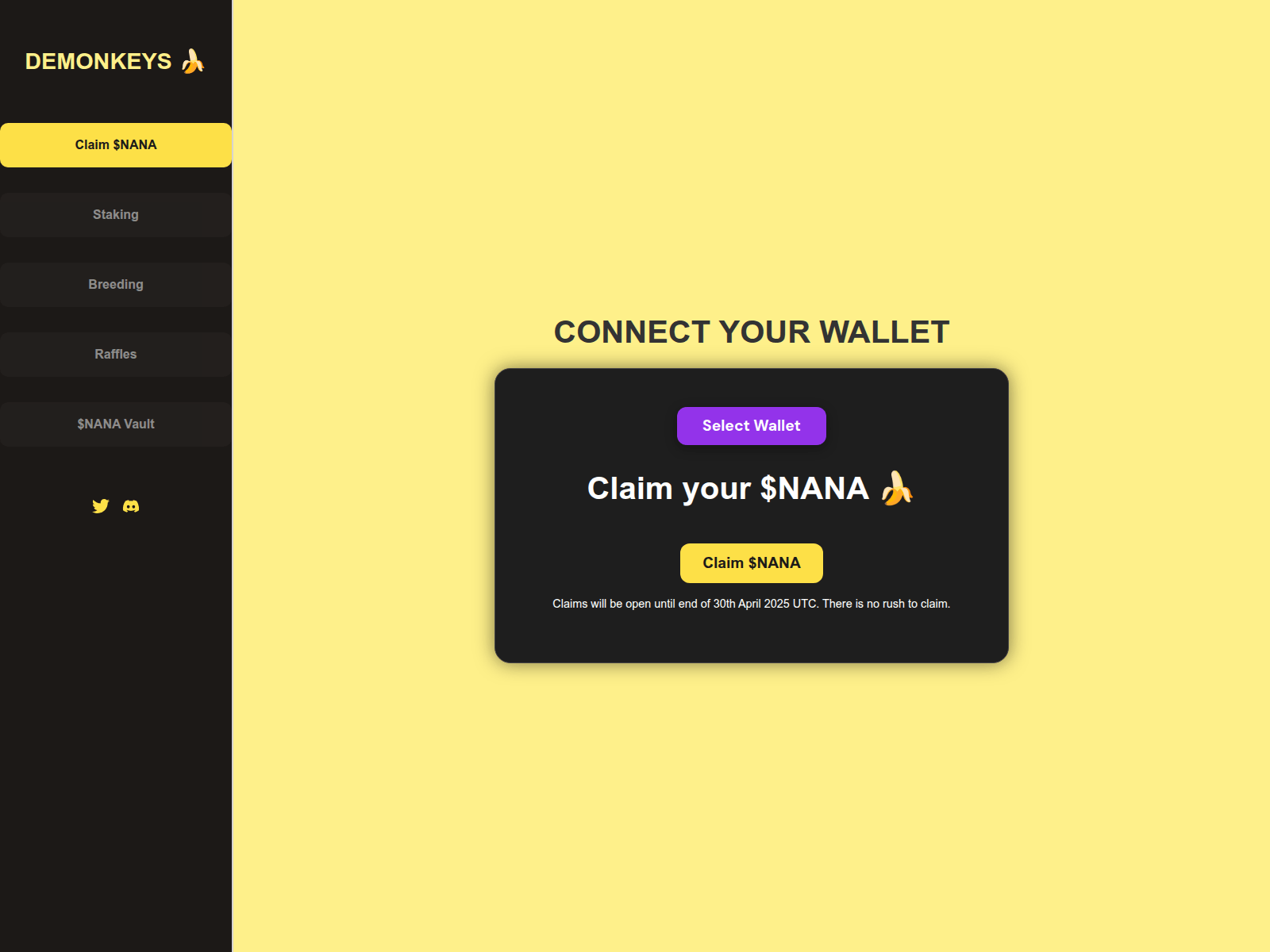 Screenshot of airdrop.demonkeys.xyz